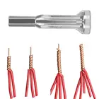 Автоматический скручивающий инструмент для зачистки проводов, электрический инструмент для скручивания проводов с 5 отверстиями, универсальный коннектор для электриков