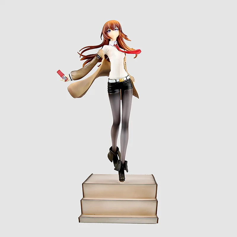 

25cm Anime Steins Gate Makise Kurisu Laboratory Member 004 Sexy Girl PVC Action Figure 1/8 Anime Model Toys Doll Brinquedos