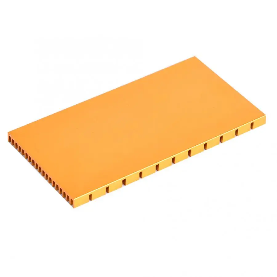 Золотой радиатор алюминиевый тепловой охладитель для нескольких целей 120x64x6