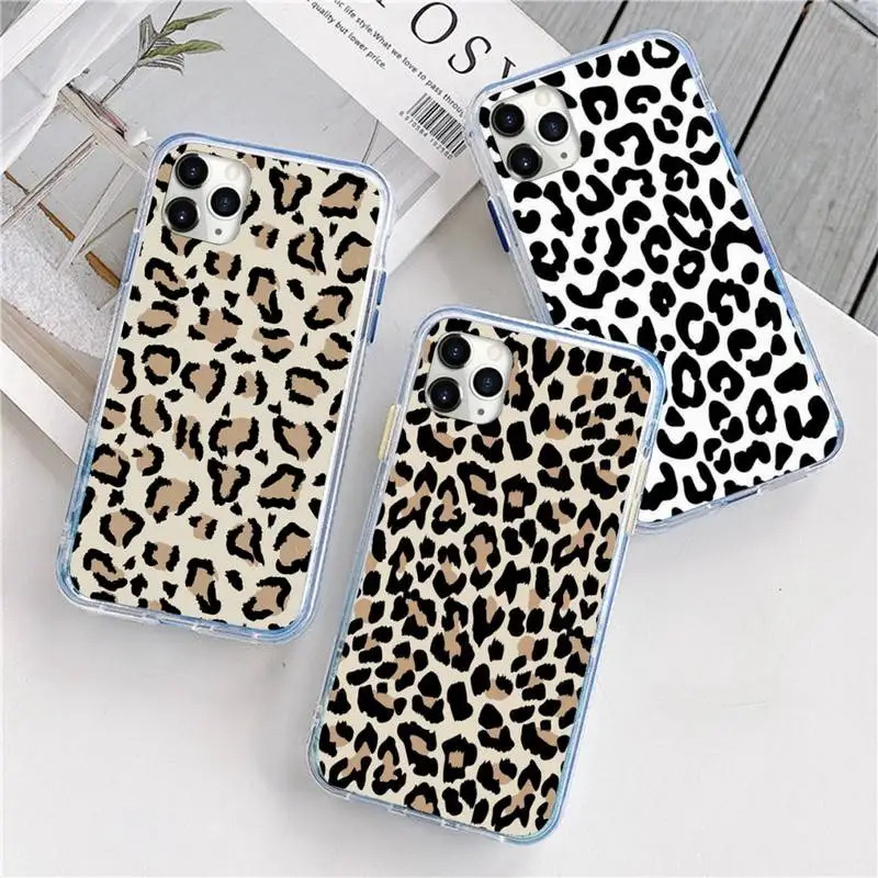 

Lovebay Leopard Print Phone Case For iphone 12 5 5s 5c se 6 6s 7 8 plus x xs xr 11 pro max mini