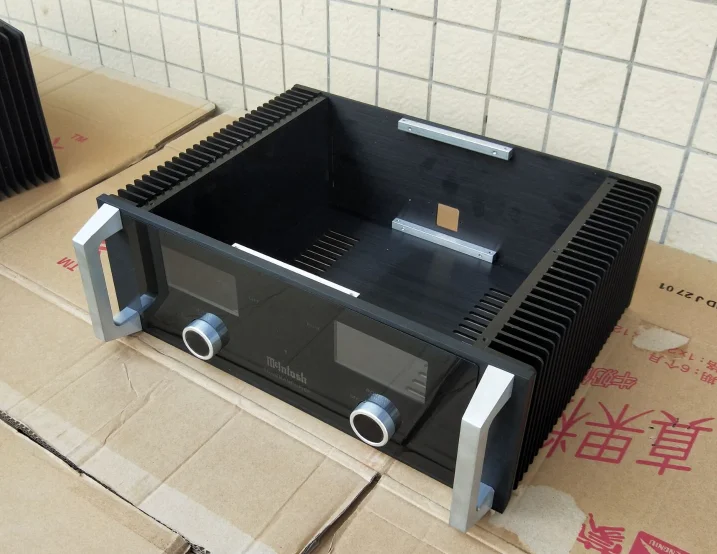 

Mcintosh All aluminum amplifier chassis / Preamplifier case / AMP Enclosure / DIY box (430 *150*363mm)