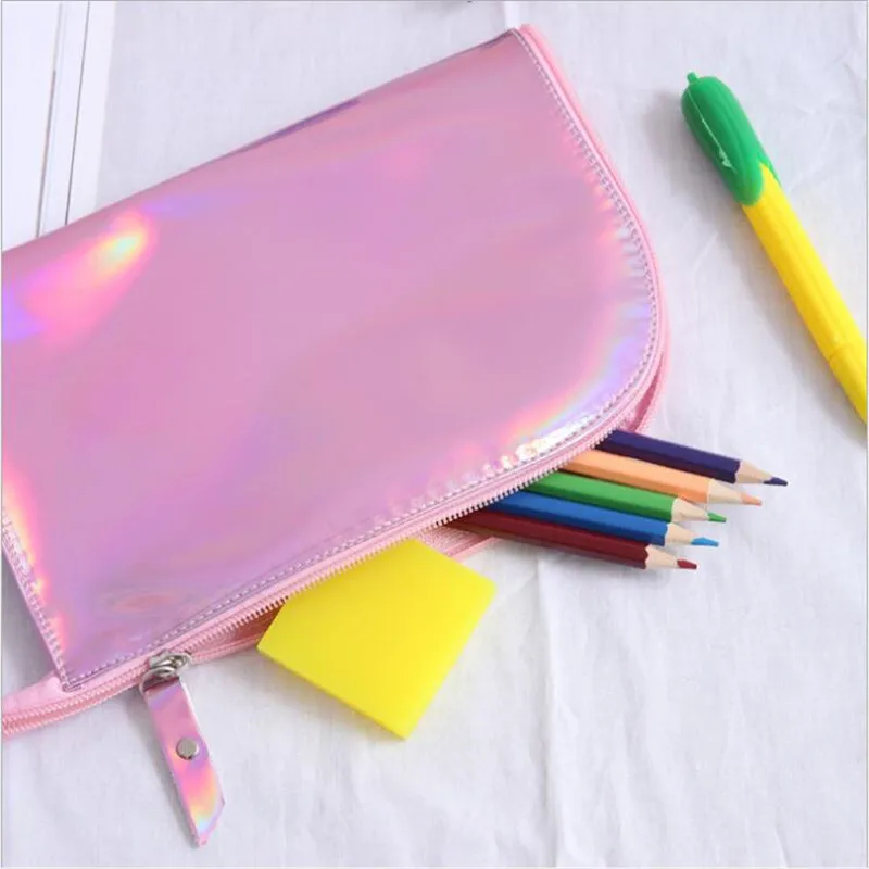 

Shiny Cosmetic Bags Storage bag Holographic Laser Purse Tassel Envelope Pouch Fashion Portable Colorful Clutch Makeup Shiny Bag
