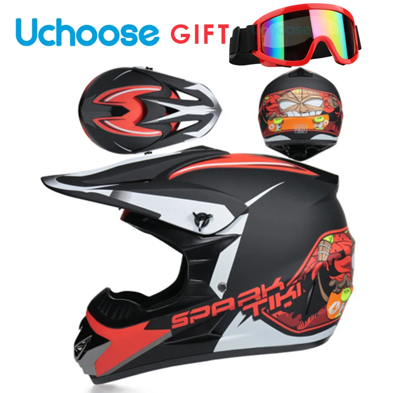 

2021 Protective Motorcycle Helmets Moto Racing Motocross Off-road Children Motobike Helmet Casque Moto Capacete Moto Casco Sport