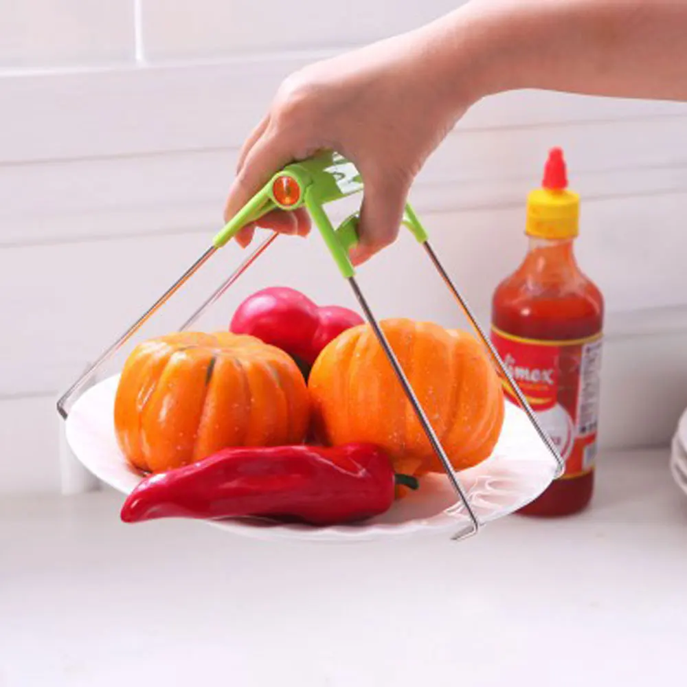 Кухонные плоскогубцы инструменты складная нержавеющая сталь зажим для горячей