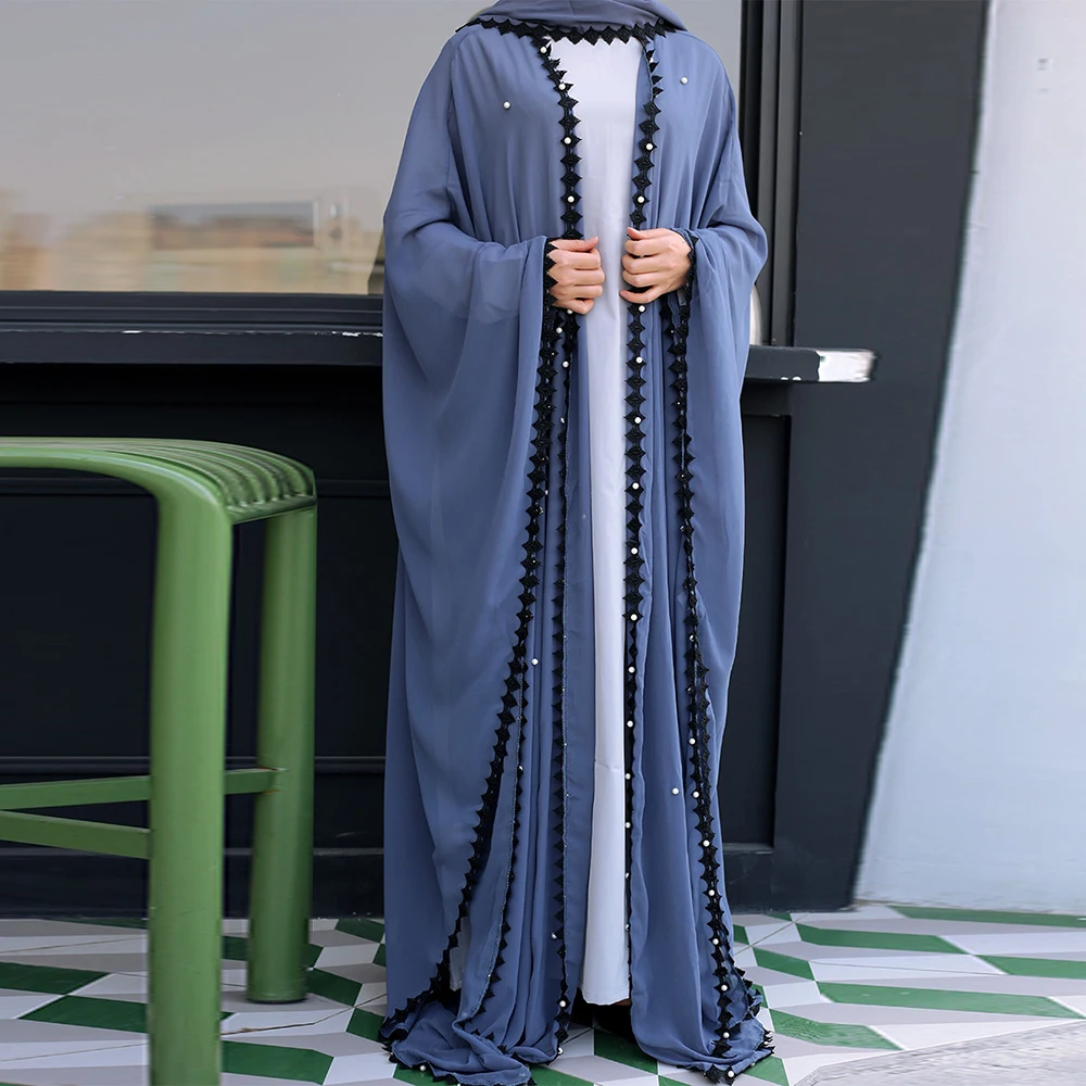 Рамадан, ИД Мубарак, абайя с рукавом Бабочка, кимоно, Дубай, кафтан, хиджаб, мусульманское платье турецкая исламская одежда, Абая для женщин,...