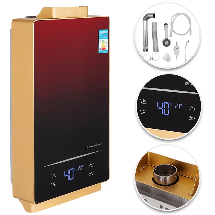 12L Portable Tankless Water Heater Hot Water Heater