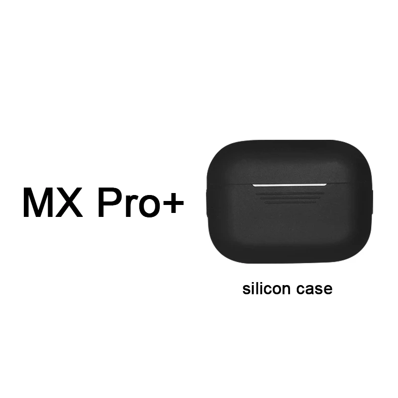 MX PRO case black Tws MX Pro беспроводные bluetooth наушники gps и изменение имени наушники 8D бас pk h1 чип i90000 pro tws i50000 tws - Цвет: MX PRO case black