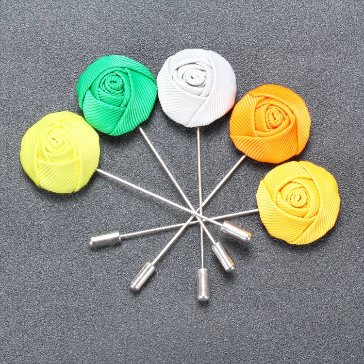 Linbaiway классические мужские броши Цветочный отворот булавка для мужчин костюм