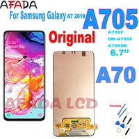 original 6 7 a70 lcd for samsung galaxy a70 2019 a705 a705f sm a705f lcd display touch screen digitizer assembly a70 display