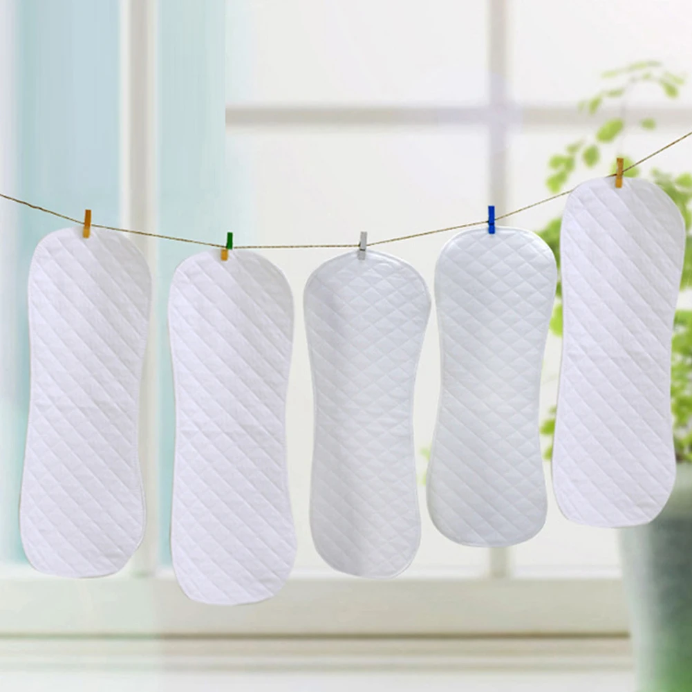 

Baby Diapers 10 Pieces/Set Reusable Baby Diapers 3-Layer Ecological Cotton Washable Baby Care Environmental Protection Diapers