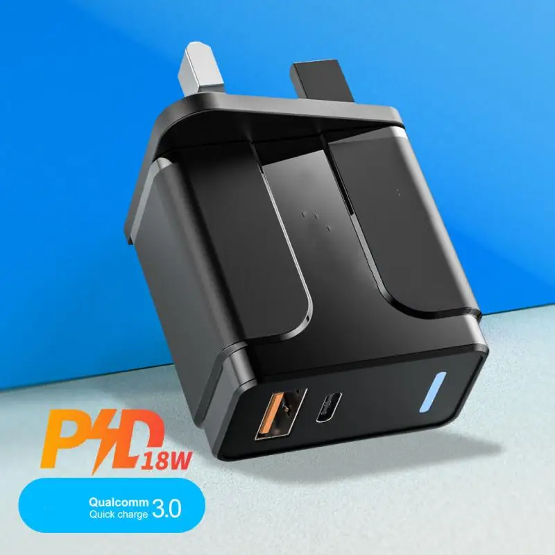 3A Быстрая зарядка 3 0 USB зарядное устройство EU UK мобильный телефон адаптер для IPhone X