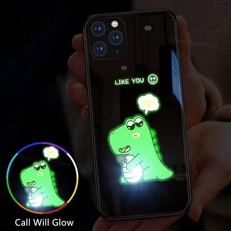 Чехол-накладка для iPhone 11 Pro 8 7 6 6S X XR Xs Max с изображением светлого цвета меняющего