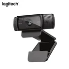 USB-камера Logitech C920e с HD-разрешением, умная веб-камера для видеочатов и записи видео с поддержкой 1080p, камера для ПК Logitech C920, модернизированная версия