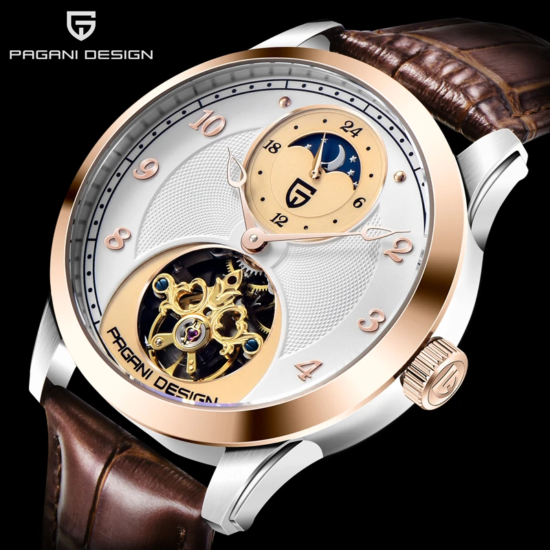 

PAGANI DESIGN Men watches Mens Watches top brand luxury Automatic mechanical sport watch men wirstwatch Tourbillon Reloj hombres