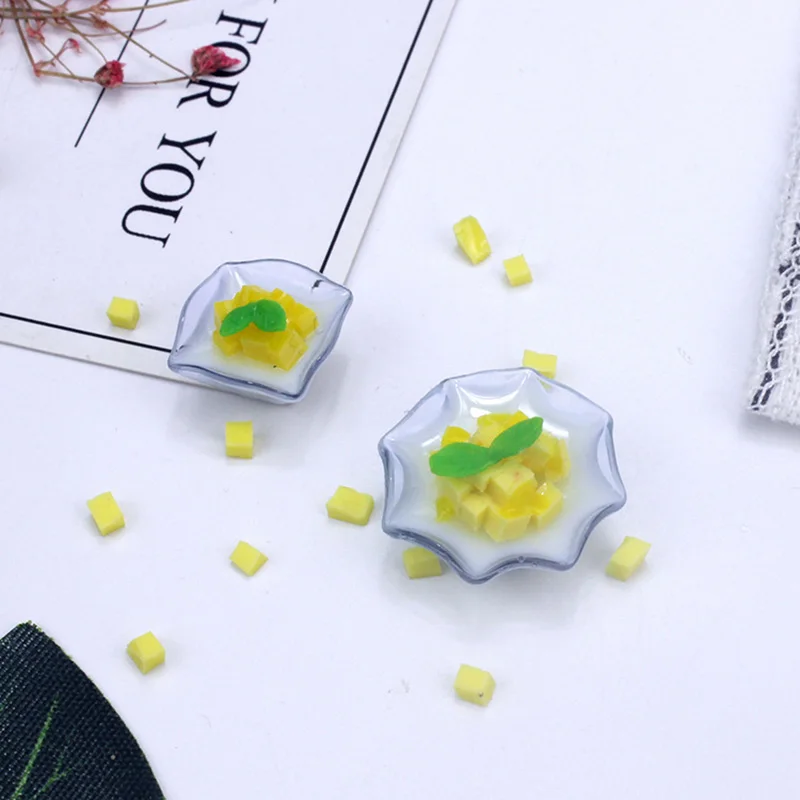 1 шт. миниатюрная еда для кукольного домика манго кокосовый сироп кукол blyth ob11