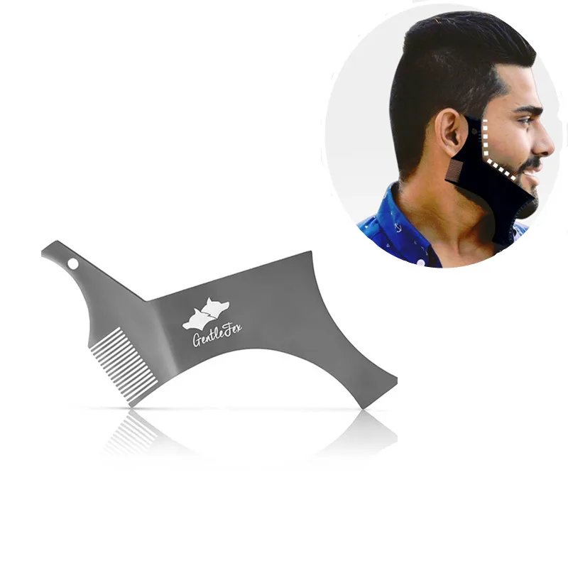 2 в 1 портативный бриллиантовый инструмент для формирования бороды шаблон