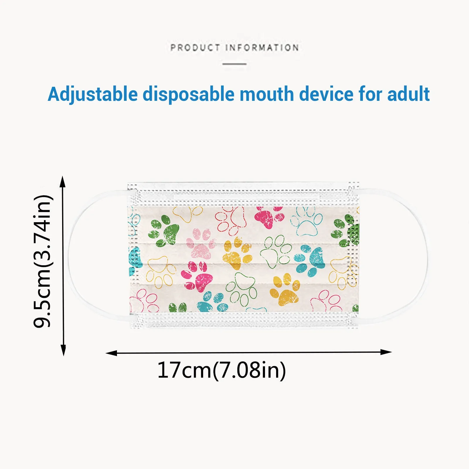 

50pc Mascarillas Adult Flower Printing Three Layer Protective Breathable Mask Navidad Mascarillas Mondmasker Masque Jetables
