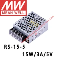 mean well rs 15 5 acdc 15w3a5v single output switching power supply meanwell online store