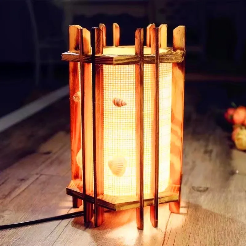 Настольная лампа с теплым светом винтажный светильник в античном стиле