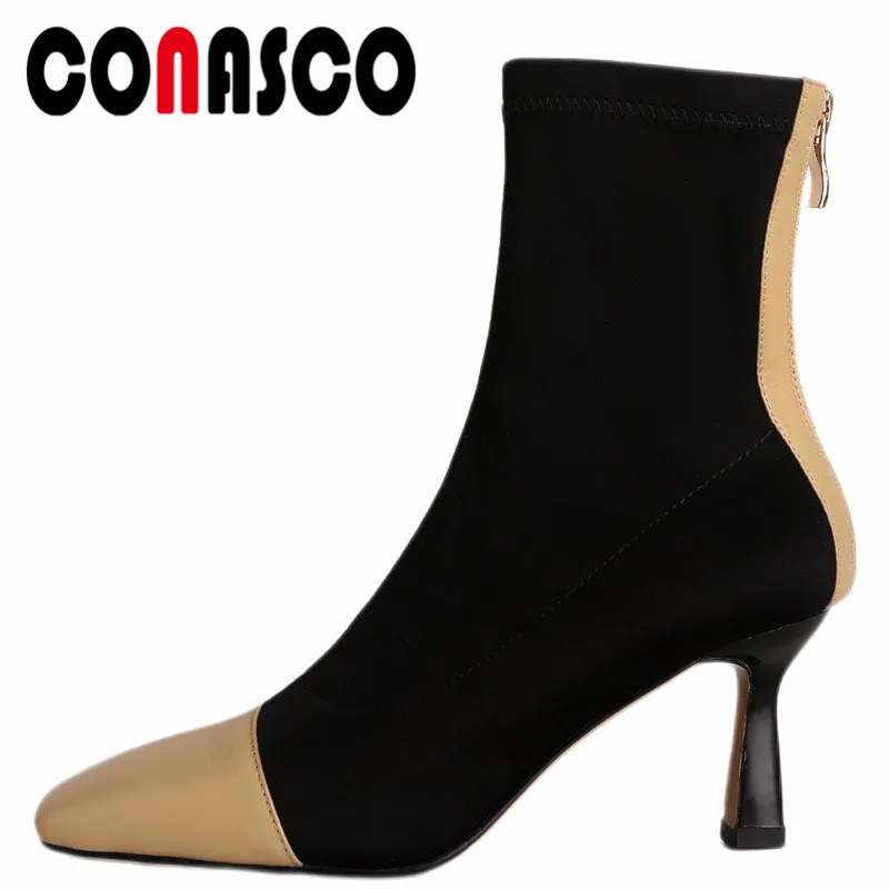 

Женские ботильоны из коровьей кожи, на осень/зиму