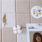 Фетровый фон в скандинавском стиле, доска с буквами, фото, стена, домашнее сообщение, дисплей, украшение стены