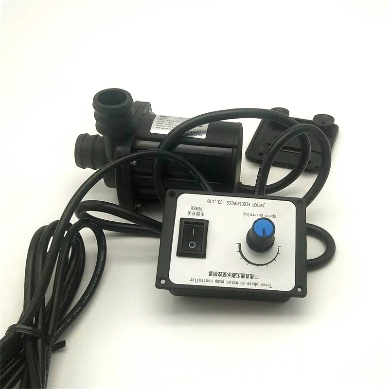 Мощный DC 12V 24V трехфазный водяной насос с контроллером