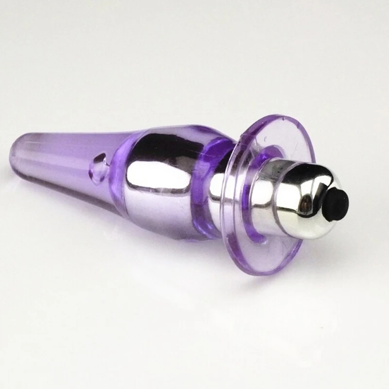 Мужской водонепроницаемый массажер простаты Мини Желе Анальная пробка для