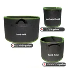 Горшочки для выращивания растений в горшке, 1, 5, 20 галлонов, садовые инструменты для дома Дерево, клубника, ткань, горшочки для выращивания овощей, садоводство