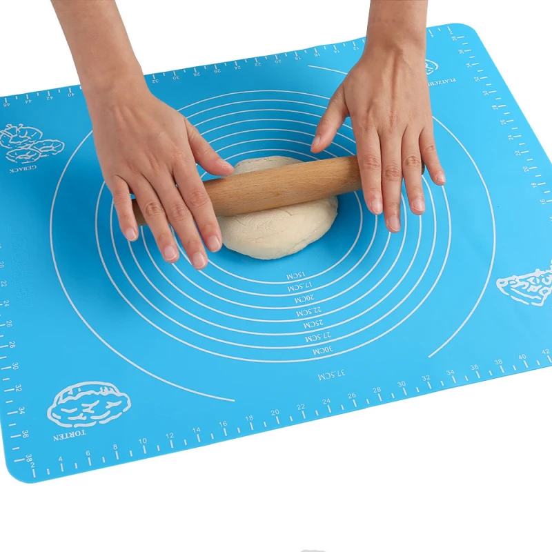 

Baking Mat Food Grade Silicone Non-stick Extra Large Baking Mat Oven Kitchen Mat Crepes Pizza Dough Non-stick Pan Cooking Tools