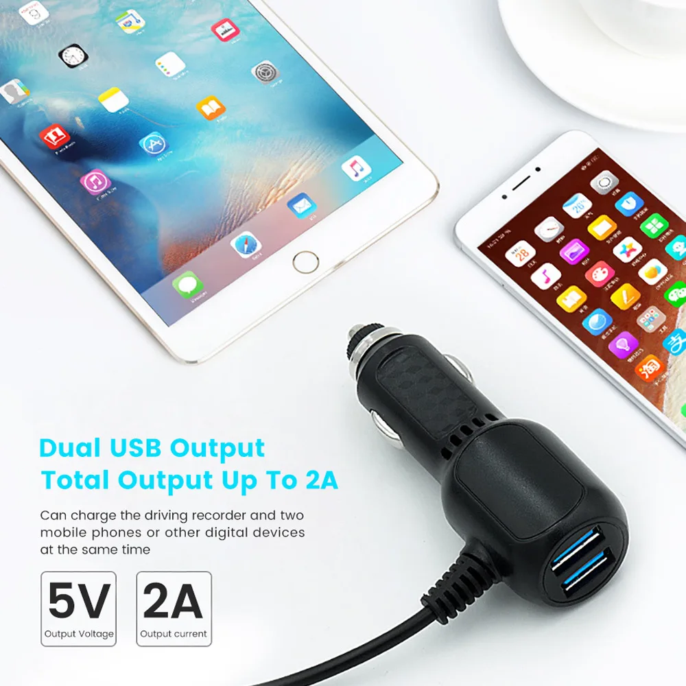 aoshike mini usb 5v 2a usb car power charger adapter auto car accessories car usb charging power for gps driving recorder free global shipping