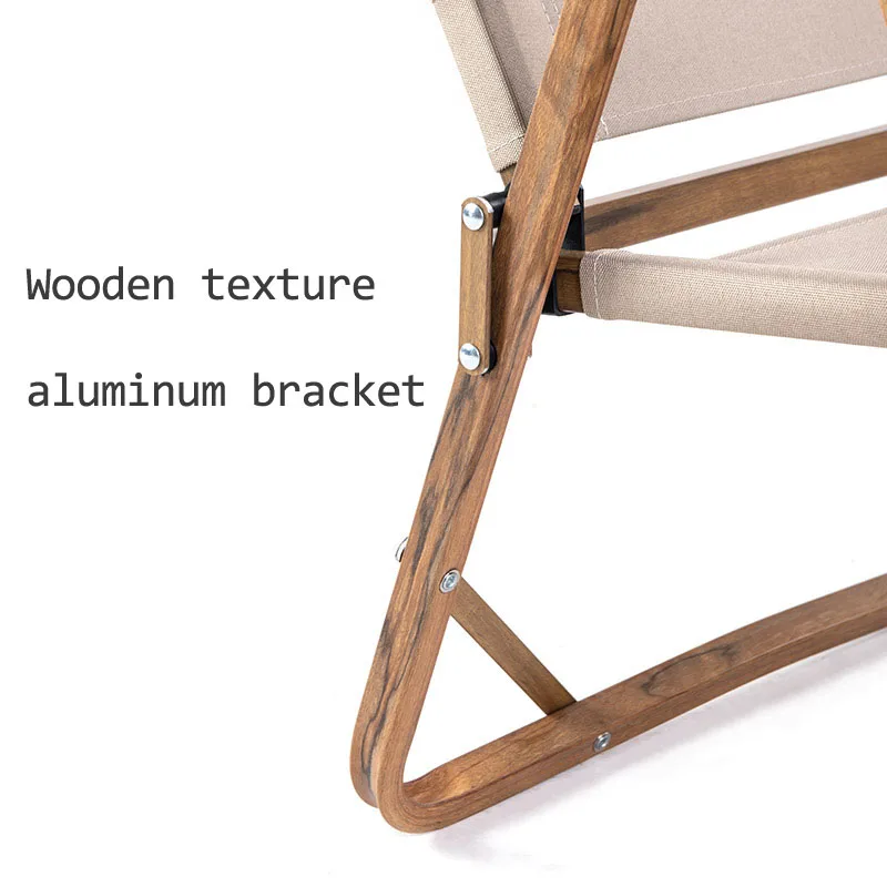 저렴한 야외 접이식 의자 휴대용 초경량 레저 캠핑 낚시 피크닉 의자 알루미늄 비치 의자 좌석 무료 토트 백