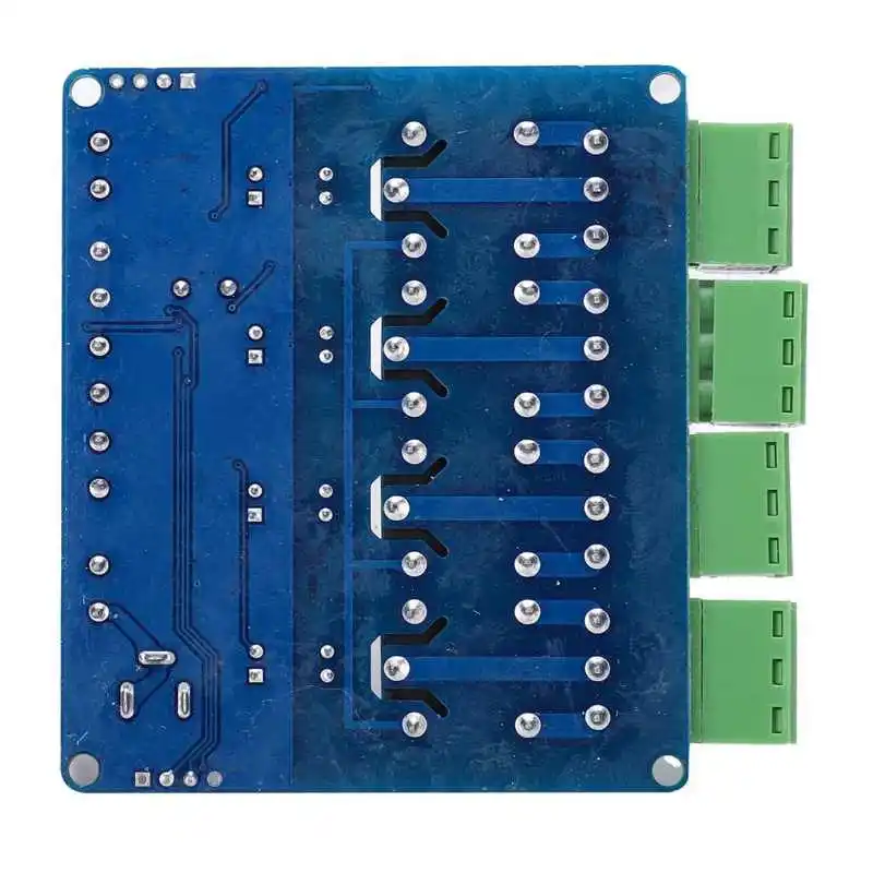 DC 12V 4-канальный Релейный Модуль датчика Высокая точность переключатель Вход для
