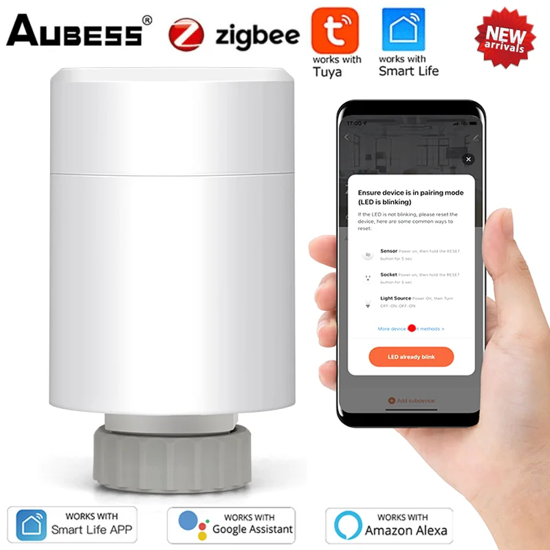 

Смарт-термостат Aubess ZigBee с поддержкой Alexa и Google Voice
