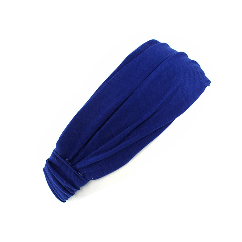 Женская хлопковая повязка на голову Спортивная эластичная для йоги тренажерного