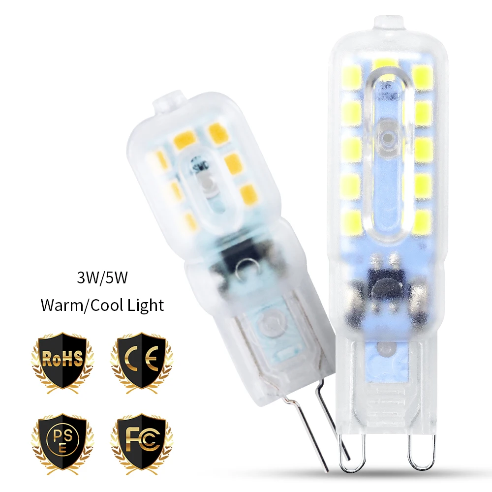 

G4 LED Mini Bulb G9 Corn Lamp 220V 2835 Spotlight IC Dimmable Ampoule 240V Bombilla Led Lampada Home Energy Saving Chandeliers
