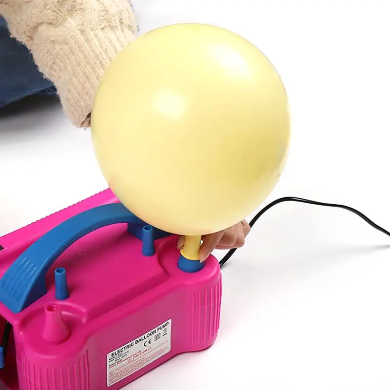 

Электрический насос, воздушный шар, портативная надувная помпа высокого напряжения с двойным отверстием, вилка стандарта ЕС/США