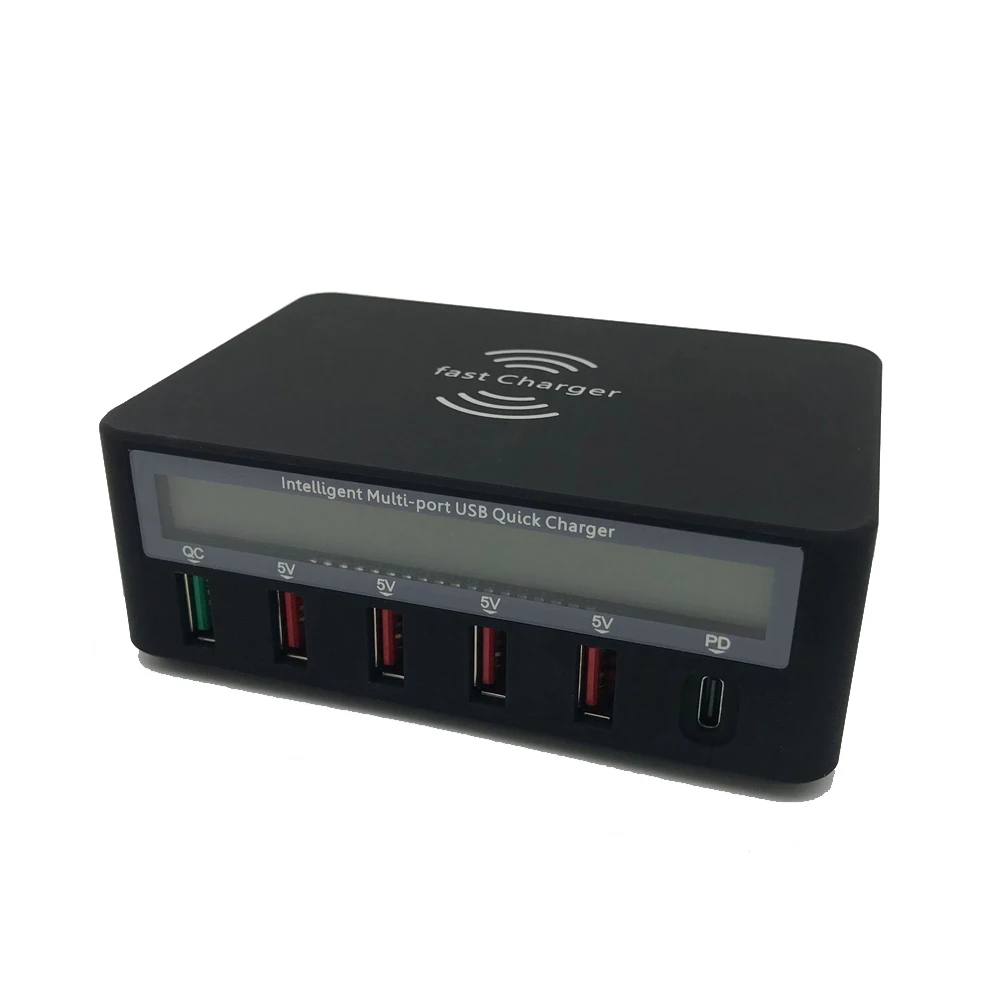 LEORY USB зарядное устройство для быстрой зарядки 100 Вт PD QC3.0 многопортовый