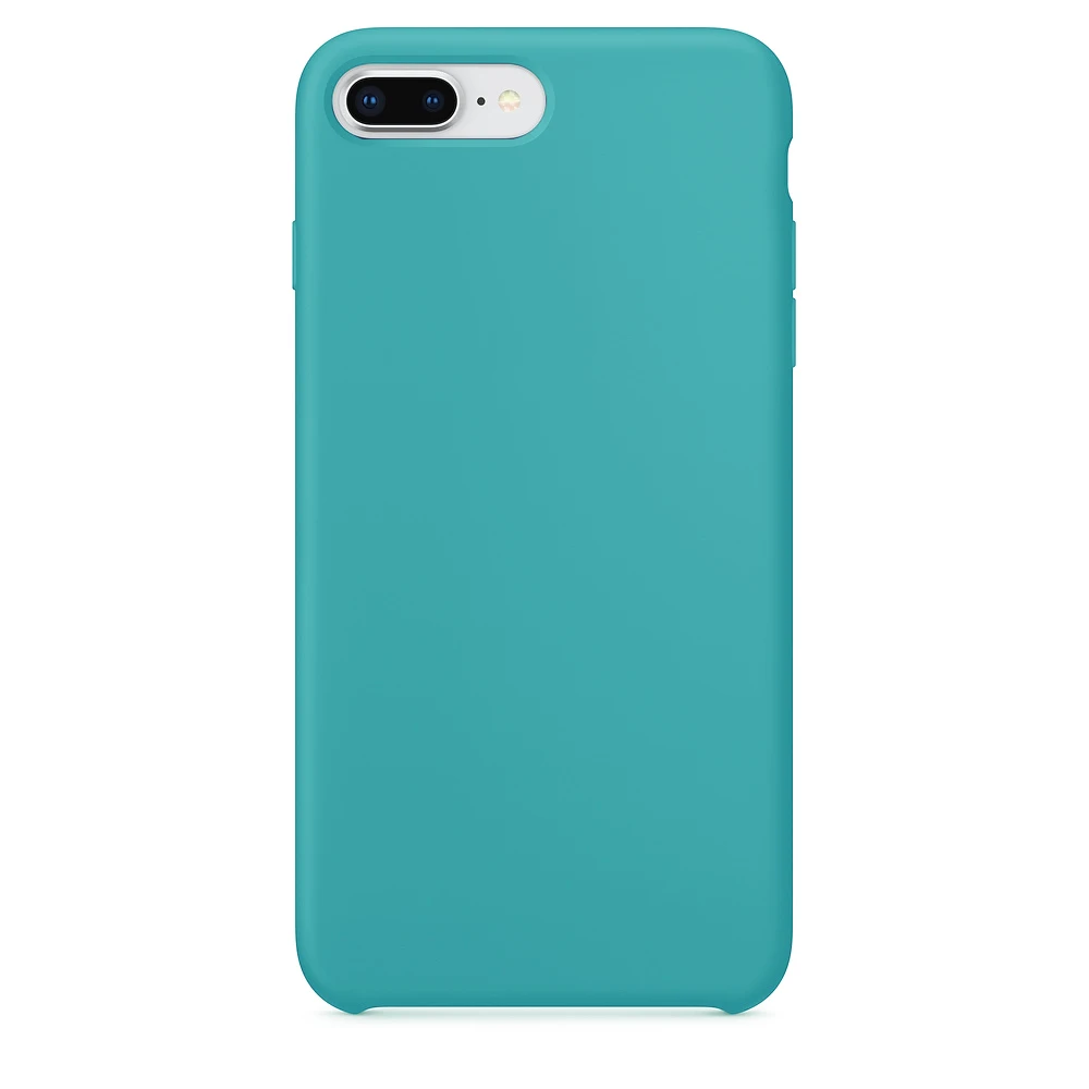 Ice Sea Blue Роскошный официальный силиконовый чехол для телефона с логотипом для Apple iPhone 7 8 6 s 6S Plus чехол для iPhone XR X XS 11 Pro Max получехол iPhone 6Plus 6sPlus 7Plus 8Plus XSMAX 11ProMax 11Pro LOGO - Цвет: Ice Sea Blue