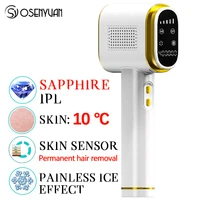 osenyuan t023c automatic skin tone recognition ipl sapphire painless epilator permanent body laser hair removal bikini trimmer