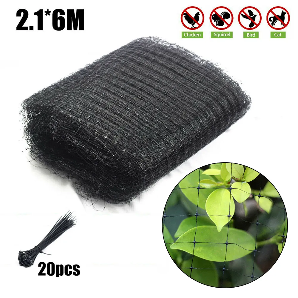 

2.1*6M Anti Bird Garden Netting Heavy Duty Net Strong Pigeon Chicken Cat Dog Run Mesh Protective Fencing Mesh