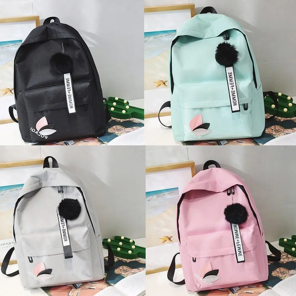 

Shoulder Nylon Travel Women's Backpack Bag Black School Bag Girl Multifunctional Small School Backpack for Women 2021