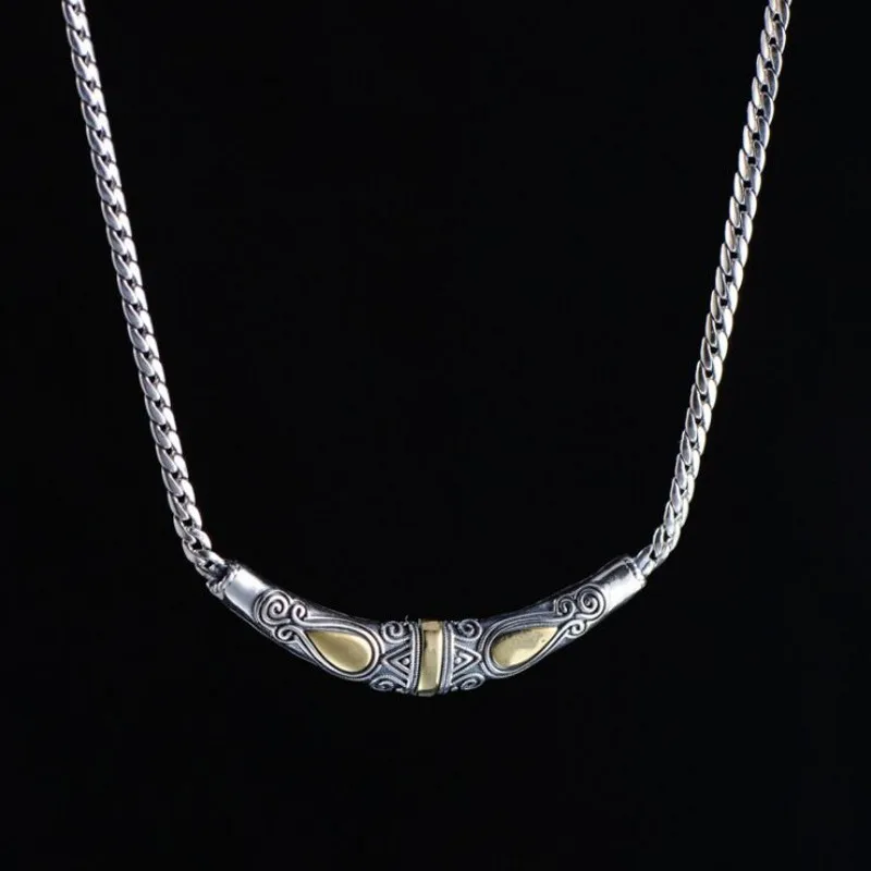 Цепочка с подвеской в виде полумесяца Женская из чистого серебра 100% пробы |