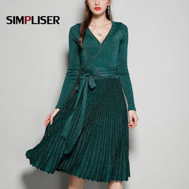 Сексуальное нижнее белье с глубоким v образным вырезом женское платье свитер 2021