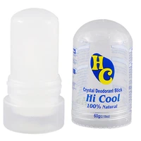60g natural rhinestone deodorant alum stick body odor remover antiperspirant