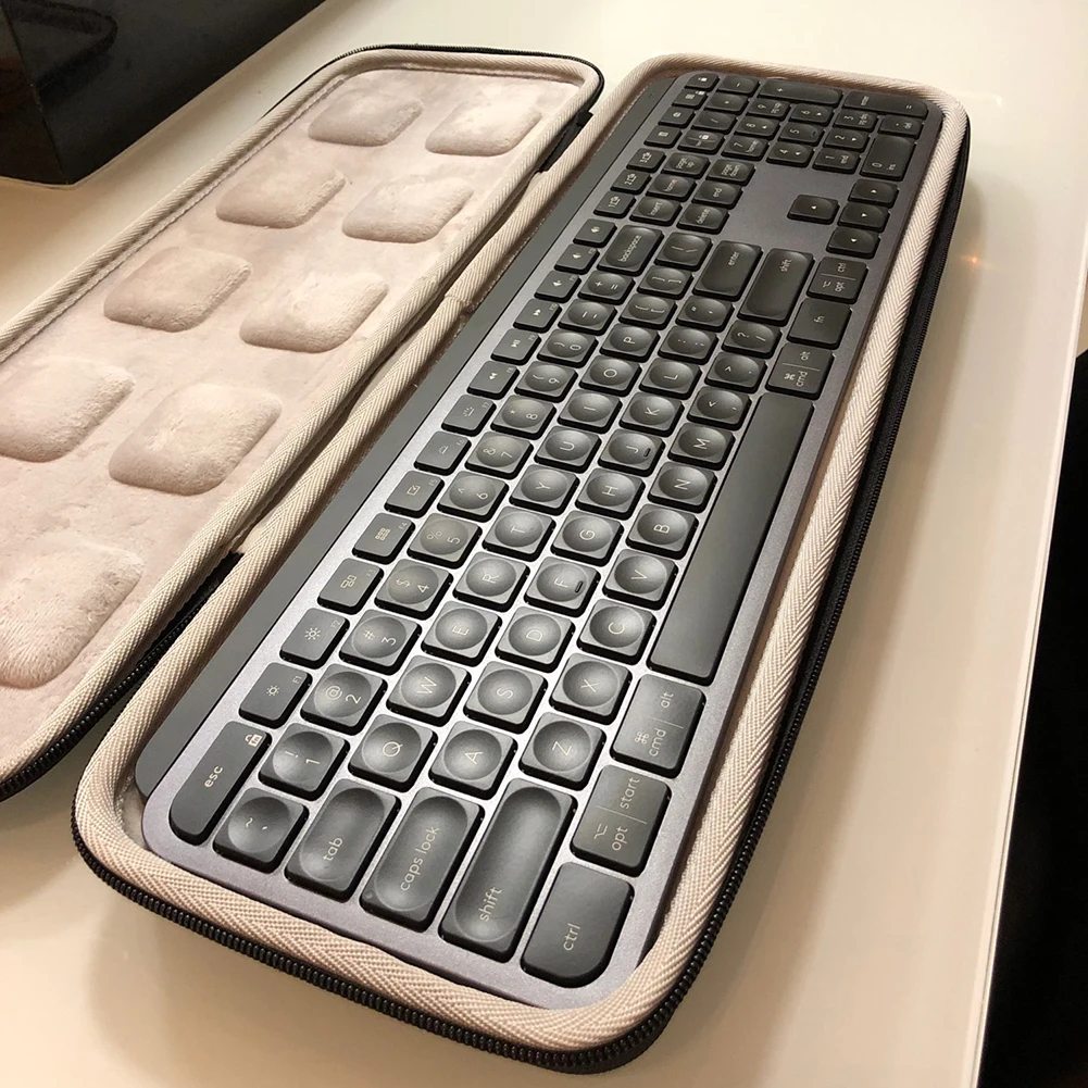 Портативный чехол для переноски сумка Logitech MX Keys водонепроницаемый жесткий из ЭВА