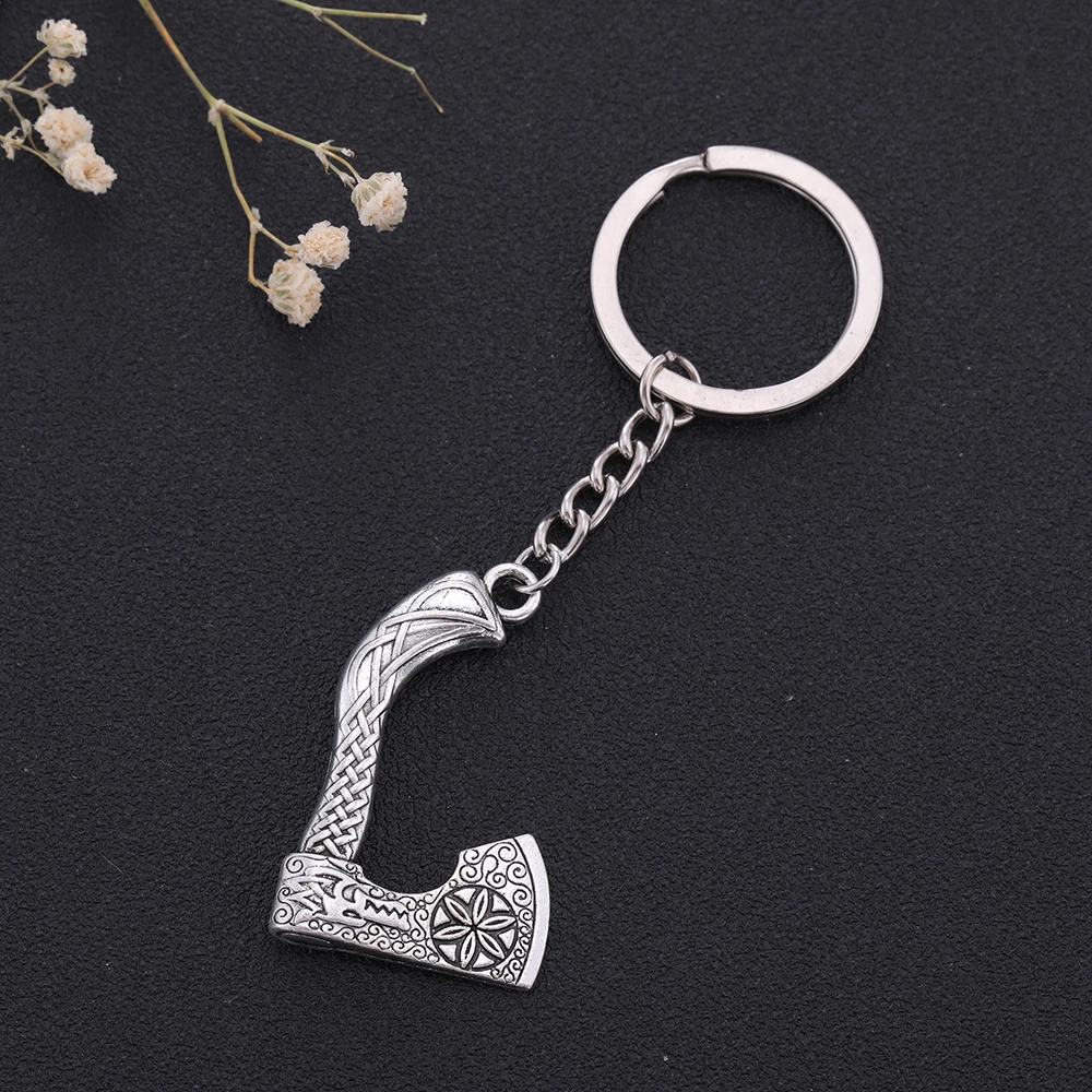 Fishhook Брелок Топор Viking Wicca Коловрат волк компас Готический амулет-талисман Pandent