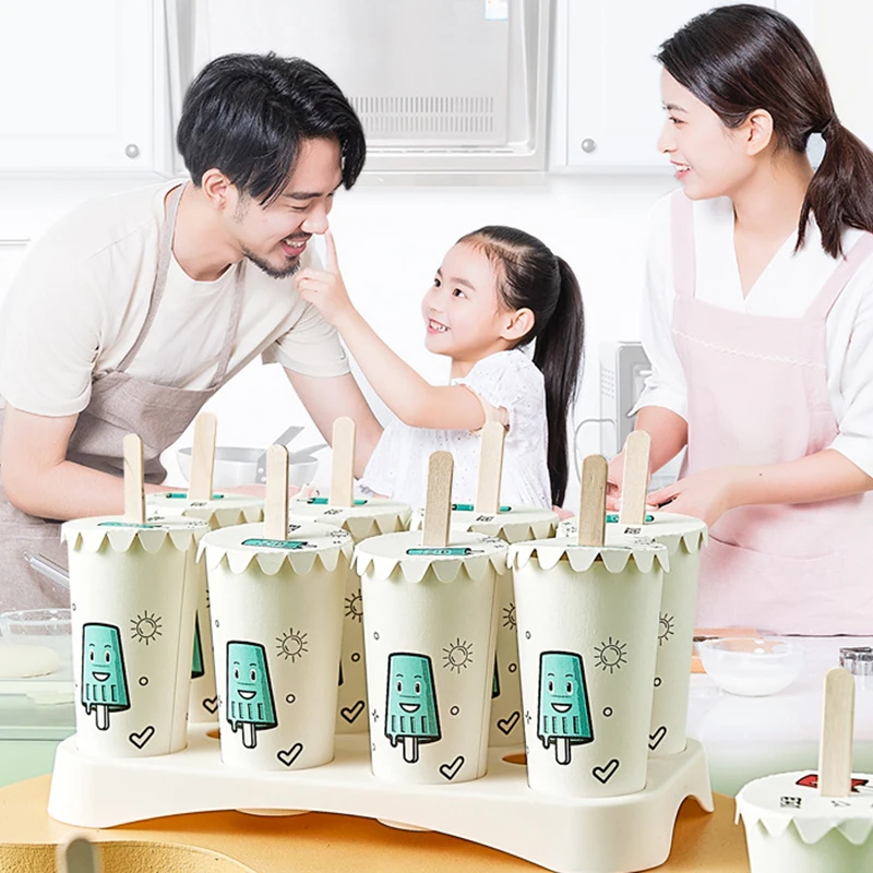 Форма для мороженого Бытовая коробка пищевого льда одноразовая форма контейнер