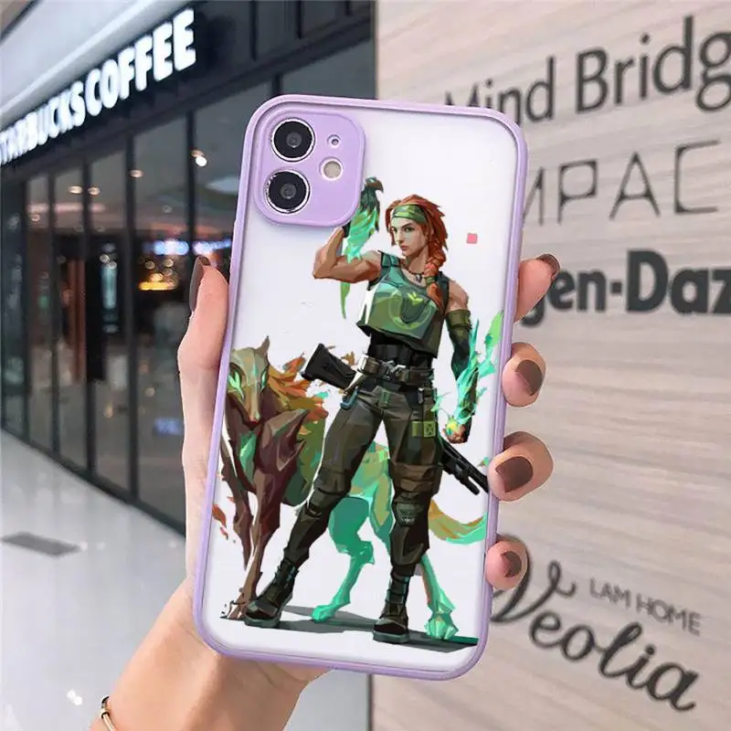 

League of Legends characters Phone Cases Matte Transparent for iPhone 7 8 11 12 s mini pro X XS XR MAX Plus cover funda