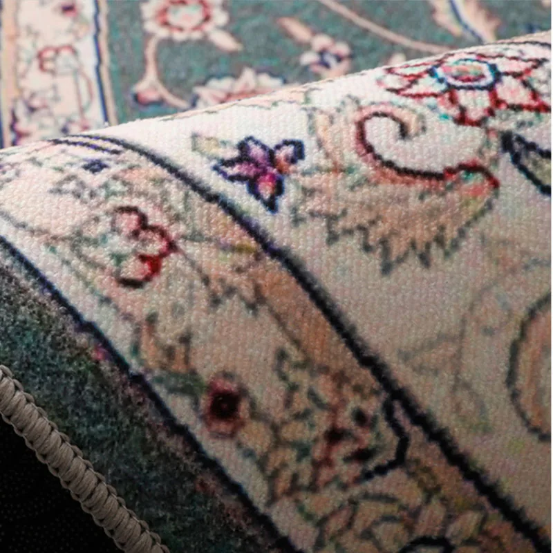 

Vintage Round Red Persian Rug Living Room Luxury Home Decor Rug Sitting Room Centre Rug For Bedroom Coffee Table Chair Mat 200cm