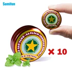 10 шт., вьетнамская Золотая башня, мазь простуда, головная боль, боль в животе, головокружение, тепловой удар, устранение насекомых, травяное масло